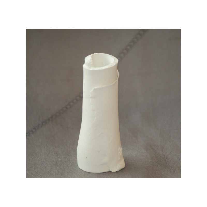 Terre à faience ivoire Jasmin chamottée 0.05mm, pain 10kg