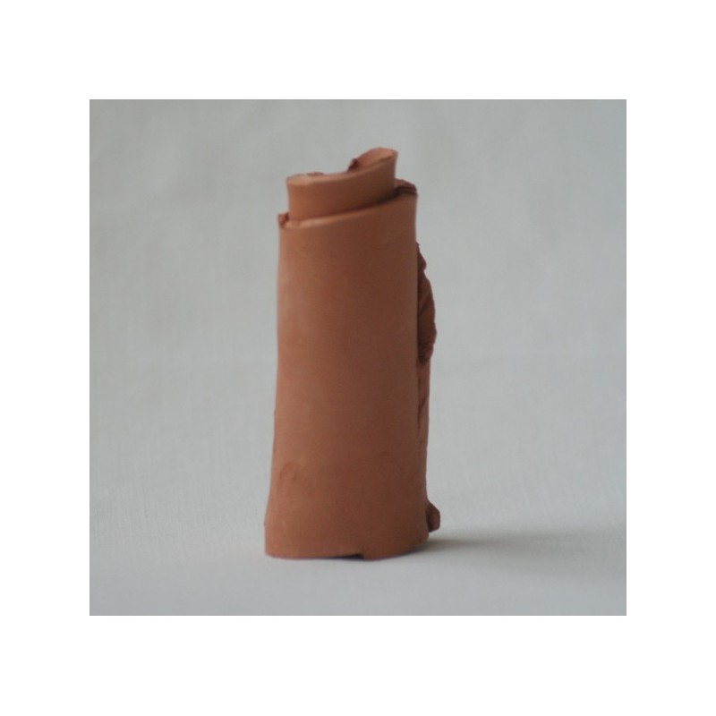 Terre à faïence rouge FE chamottée 0-0.5mm, pain 12.5kg