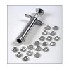 Seringue pour modelage à piston + 19 embouts