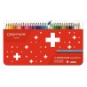 Boîte métal de crayons de couleurs aquarellables Swisscolor