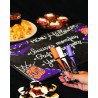 Set 4 marqueurs craie Chalk pointe moyenne - Halloween