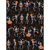 Pochette Décopatch Squelettes édition limitée, 4 feuilles 30x40 cm assorties