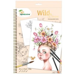 Carnet de coloriage A4 Wild Dream, de Emmanuelle Colin
