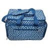 Sac de rangement bleu avec anses 43x24x30,5 cm