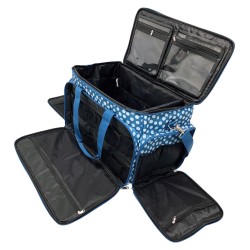 Sac de rangement bleu avec anses 43x24x30,5 cm