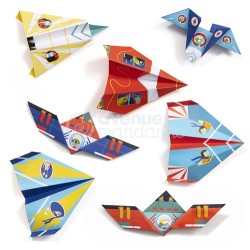 Boîte créative - Origami Paper Story, Avions et fusées