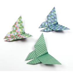 Papier Origami Geometric 20x20 cm , pochette de 60 fls 70 g/m²