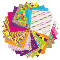 Papier Origami Bubbles 20x20 cm, pochette de 60 fls 70 g/m²