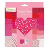 Pochette Origami Love 70 g/m², 60 fls 20x20 cm