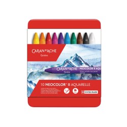 Coffret de craies aquarellables Néocolor II Caran d'Ache