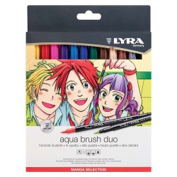 Sets de 12 feutres Aqua Brush Duo