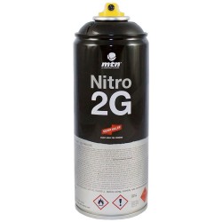 Aérosol peinture Nitro 2G Noir silver killer, spray 400 ml