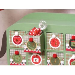 Calendrier de l'Avent en bois Teckel - Woofy Christmas 