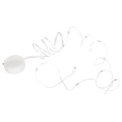 Guirlande lumineuse micro-LED sur fil 120cm, 10 lumignons blanc chaud