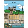 Tableau velours à colorier Lyon