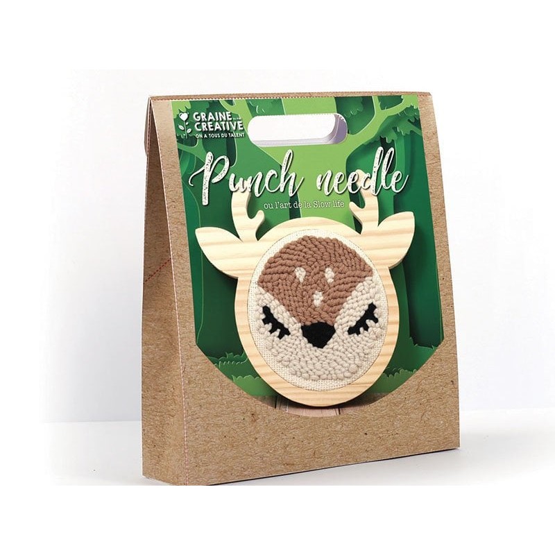 Kit Punch Needle Biche ø15cm