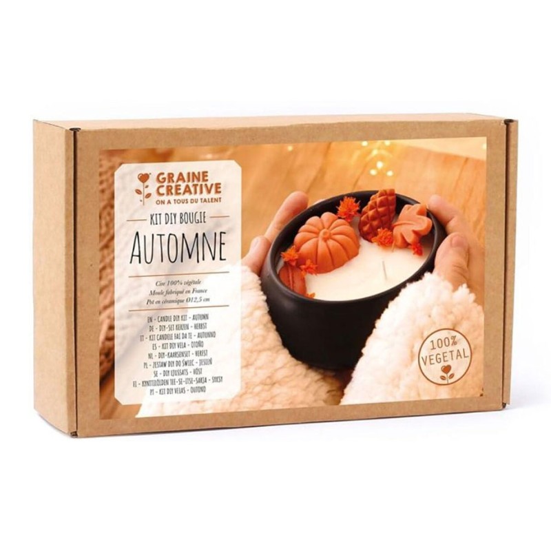 Kit DIY Bougie - Automne 100% végétale