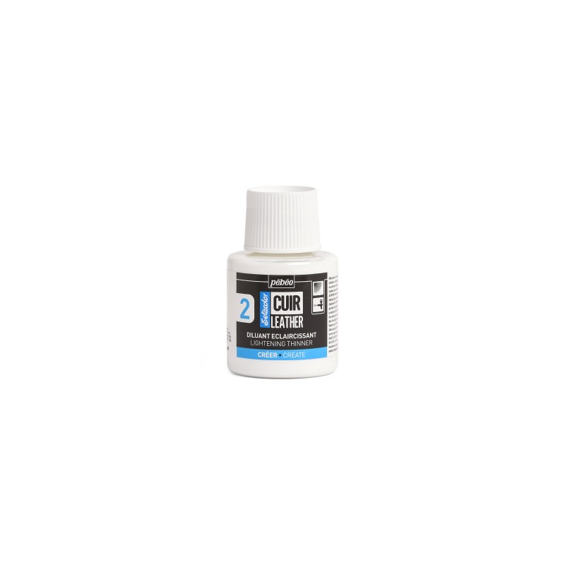 Diluant éclaircissant pour cuir Sétacolor, pot de 110ml
