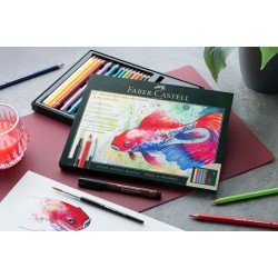Coffret Mixed Média 17 crayons aquarellables Albrecht Dürer + 3 feutres Pitt