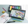 Coffret Mixed Media 40 crayons Albrecht Dürer + 5 feutres Pitt + 1 pinceau