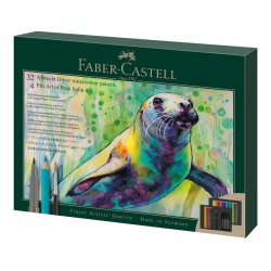 Coffret Mixed Média 32 crayons aquarellables Albrecht Dürer + 4 feutres Pitt