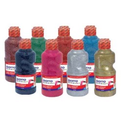 Gouache scolaire pailletée Giotto, flacon 250ml