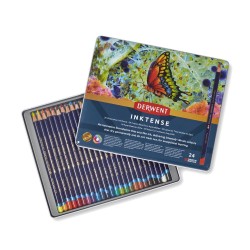 Boite métal de crayons Inktense Derwent