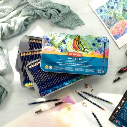 Boite métal de crayons Inktense Derwent