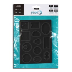 Moule silicone Formes géométriques n°2 x12 pcs