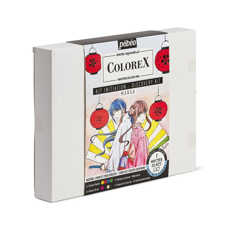 Coffret encre aquarelle Colorex - Kit d'initiation Manga