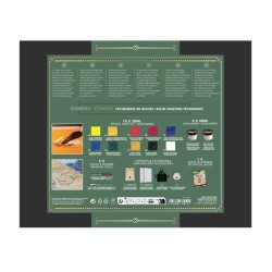 Coffret complet Studio XL Acrylique - Techniques en relief