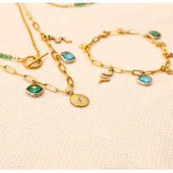 Kit DIY Bijoux inoxydables Les Inox - Parure verte