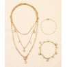 Kit DIY Bijoux inoxydables Les Inox - Parure dorée