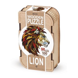 Puzzle en bois EWA 100pcs 28x31cm - Lion