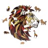 Puzzle en bois EWA 100pcs 28x31cm - Lion