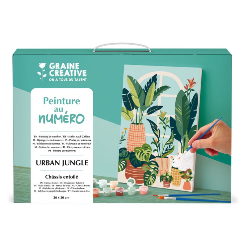Peinture par numéro 20x30cm - Urban jungle