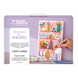 Peinture par numéro 20x30cm - Côté cuisine