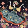Cartes à strasser x3pcs - Dia de los muertos