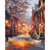 Peinture par numéros Noël à l’Heure Dorée sur châssis 40x50cm