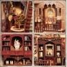 Kit maquette Book Nook en bois - La Bibliothèque de la Sagesse