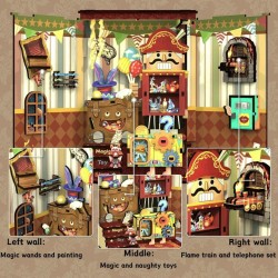 Kit maquette Book Nook en bois - Le magasin de jouets merveilleux