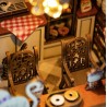 Kit maquette Book Nook en bois - Maison du café