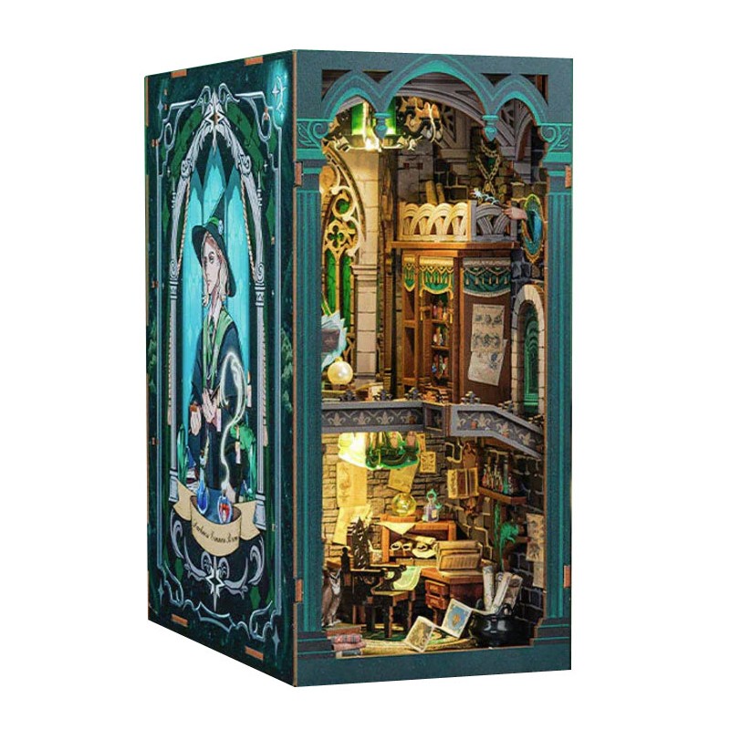 Kit maquette Book Nook en bois - Salle commune des ténèbres