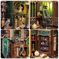 Kit maquette Book Nook en bois - Salle commune des ténèbres