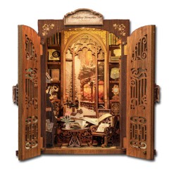 Kit maquette Book Nook en bois - Souvenirs de la librairie