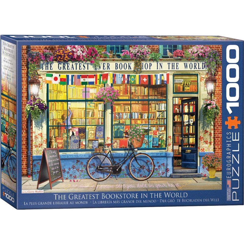 Puzzle 1000 pièces - La plus grande librairie du monde