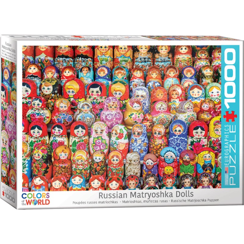 Puzzle 1000 pièces - Poupées russes Matriochkas