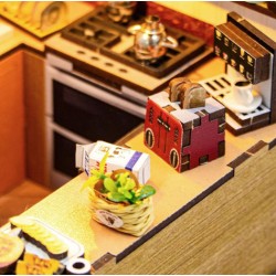 Kit maquette Maison miniature en bois - Cuisine de Peta