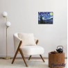 Puzzle en bois 2D x200pcs - La Nuit étoilée de Van Gogh