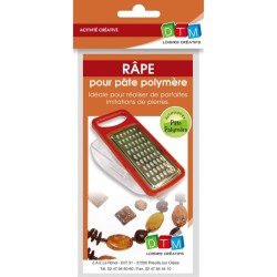 Râpe pour pâte polymère
